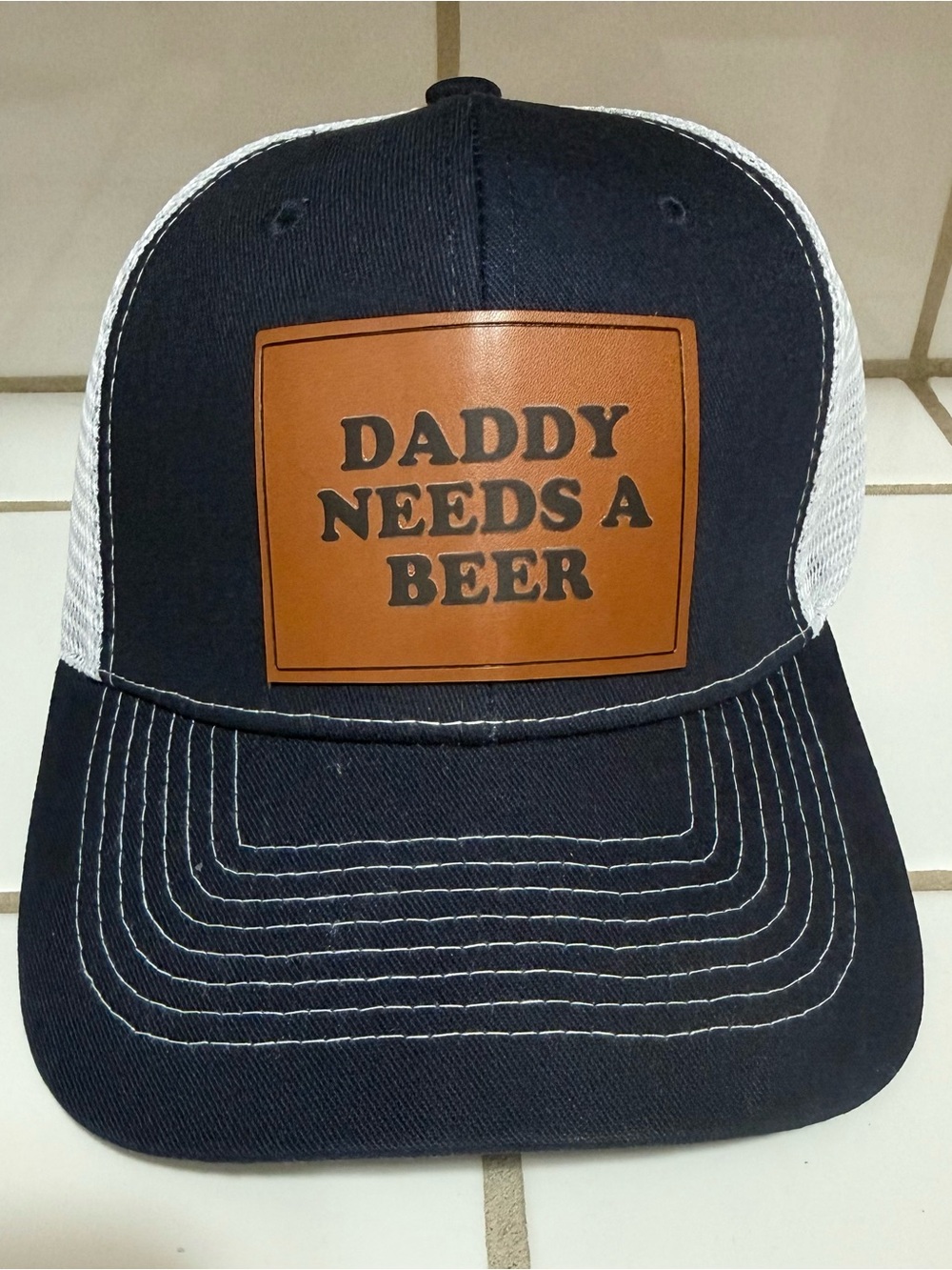 New Arrival! "Daddy Needs A Beer" Trucker Hat